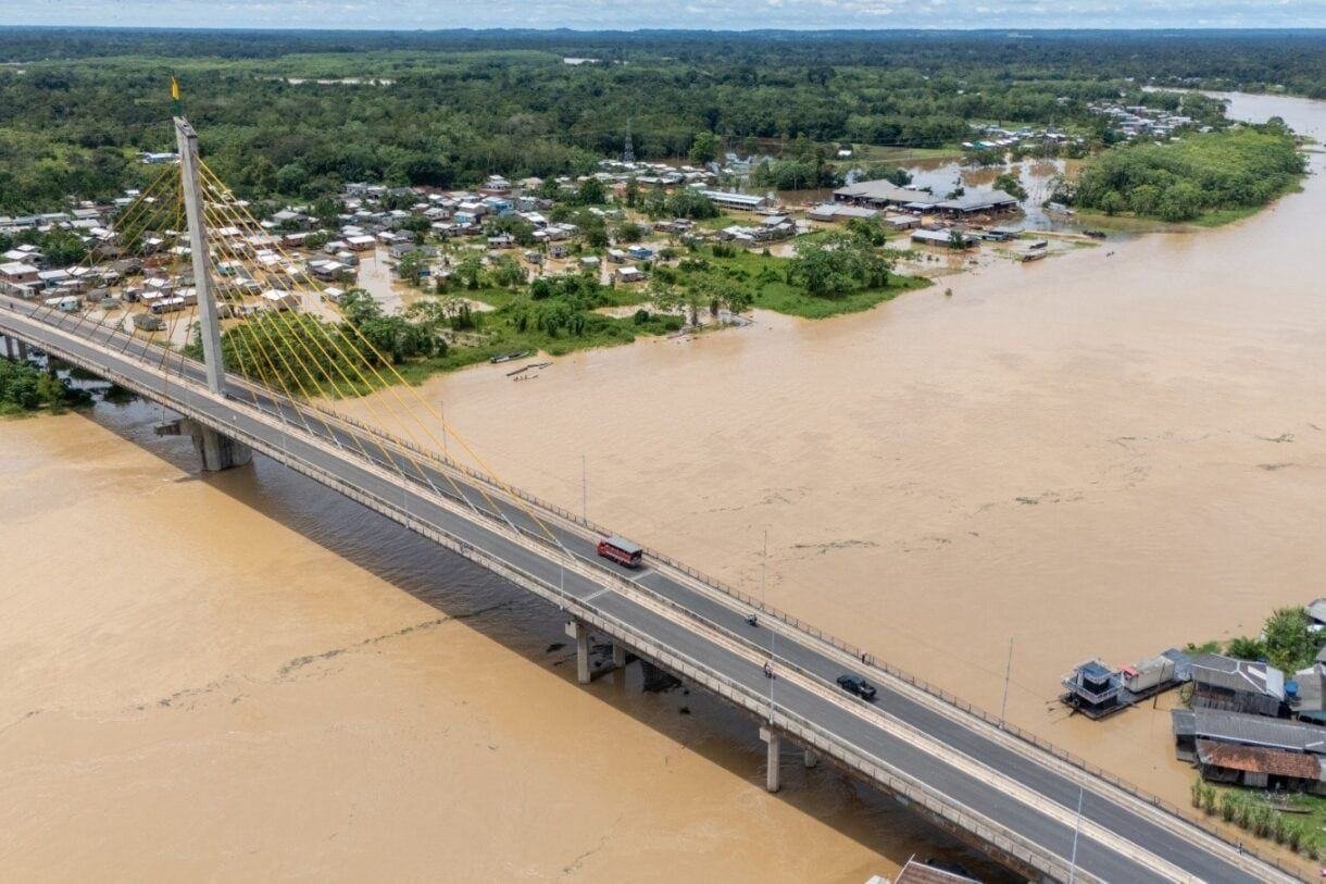 Rio Juruá atinge cota de alerta em Cruzeiro do Sul, mas situação é considerada estável